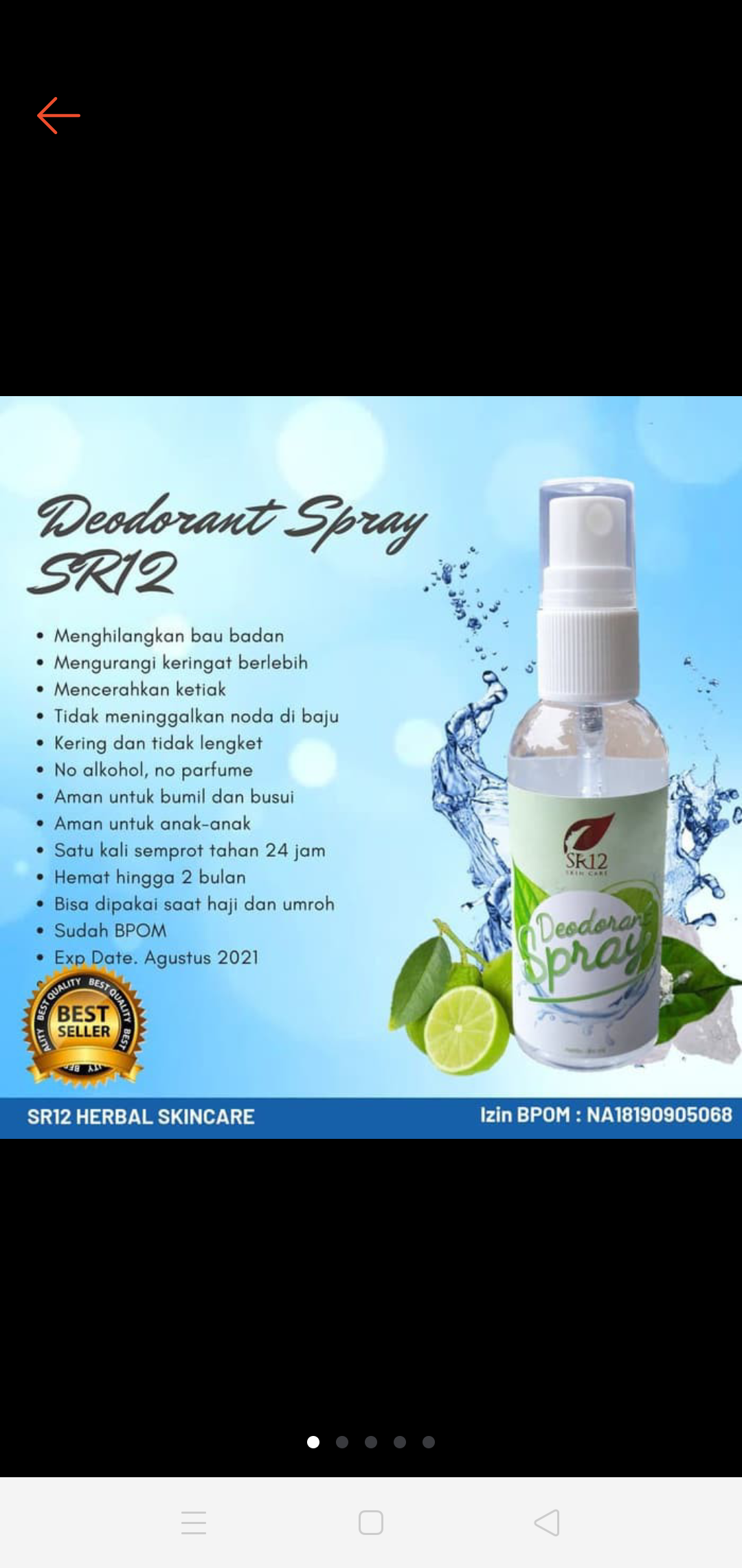 Deodorant Spray non Alkohol