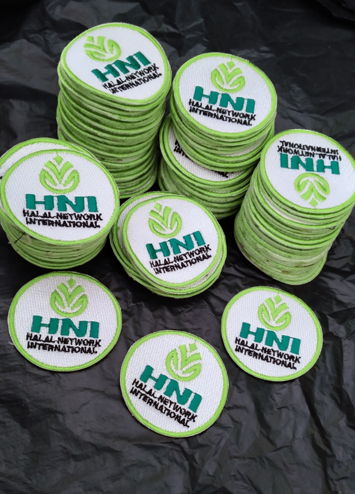 STIKER KAIN BORDIR LOGO HNI 'NEW'  Lingkaran 