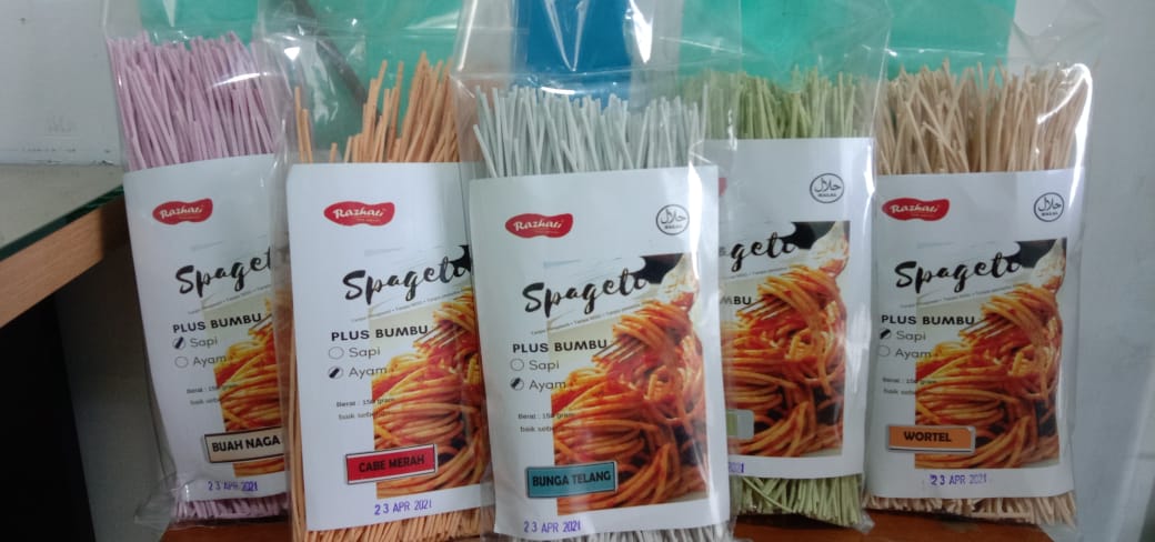 Mie spageti ayam Razhati