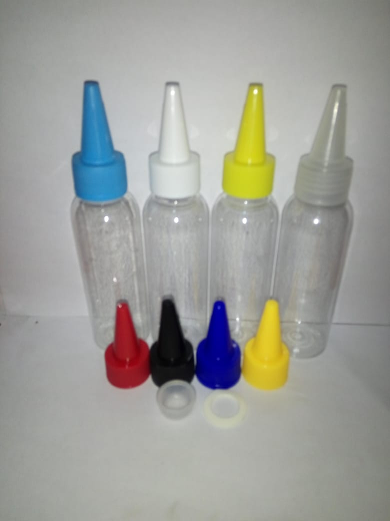 Botol pet bening ukuran 100 ml