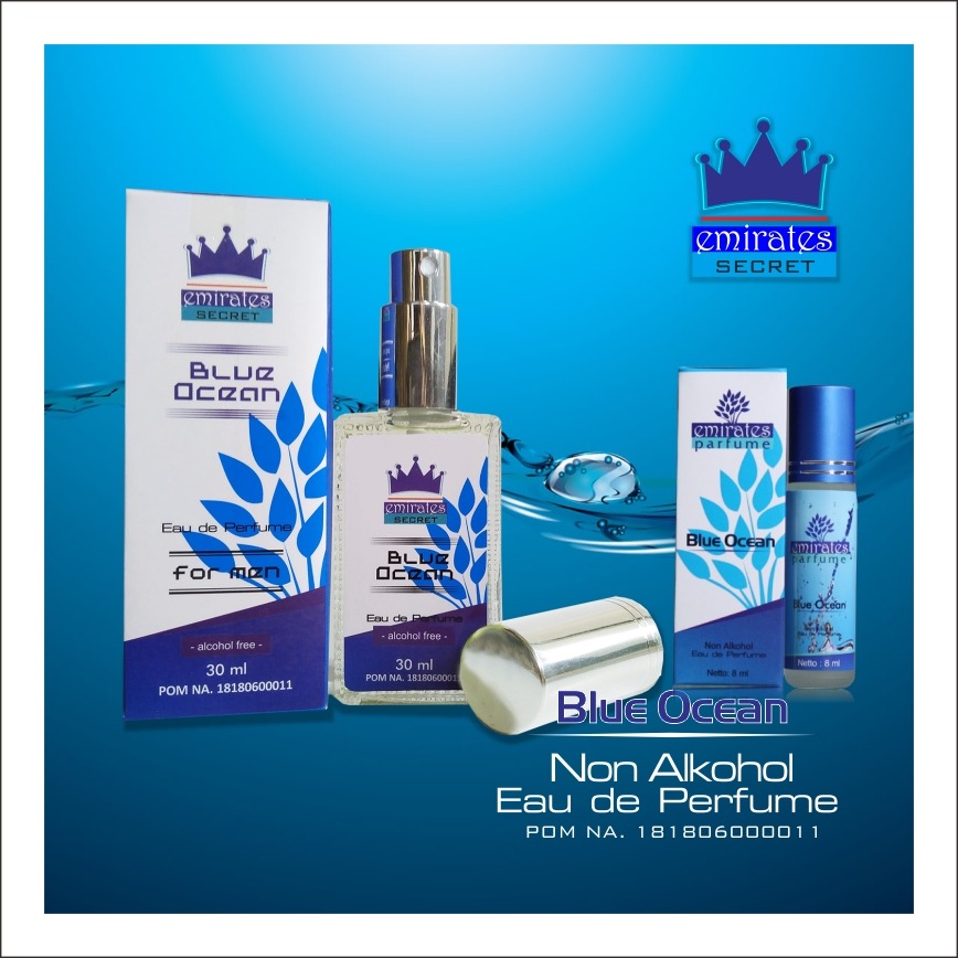 PARFUM PRIA NON ALKOHOL BLUE OCEAN