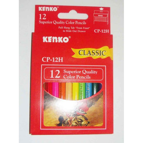 Pensil Warna Kenko 12 Warna Pendek