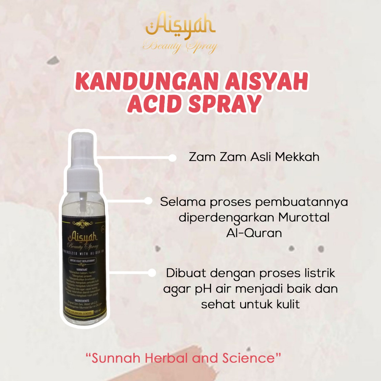 Aisyah Beauty Spray Jerawat RESELLER