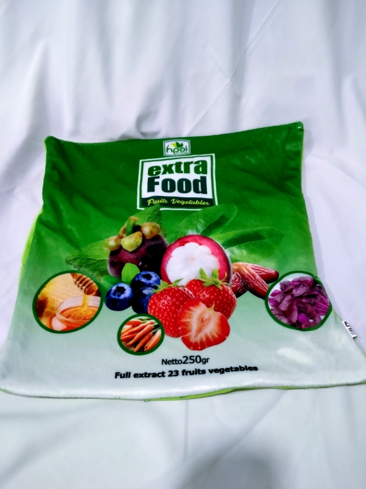 SARUNG BANTAL MOTIF EXTRAFOOD HIJAU