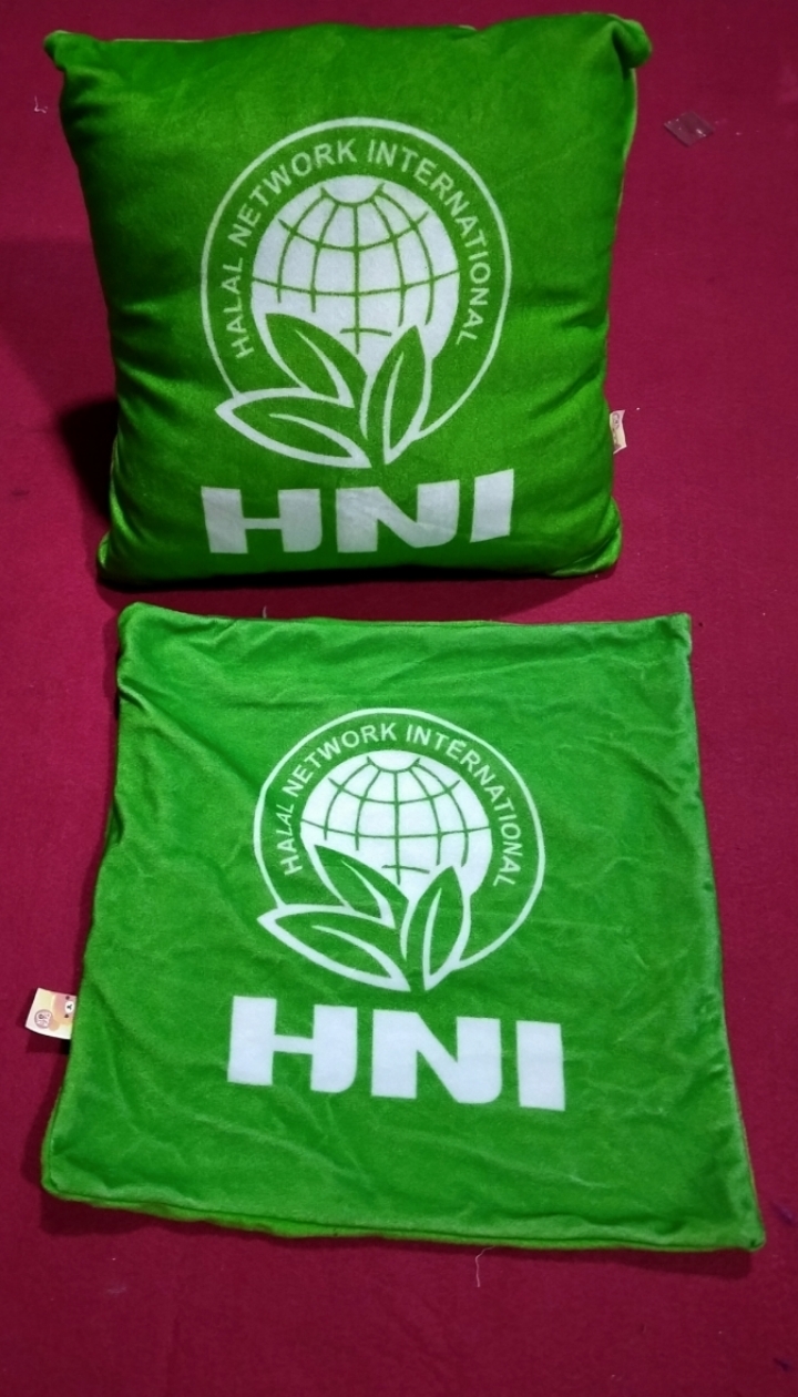 SARUNG BANTAL LOGO HNI HIJAU MUDA
