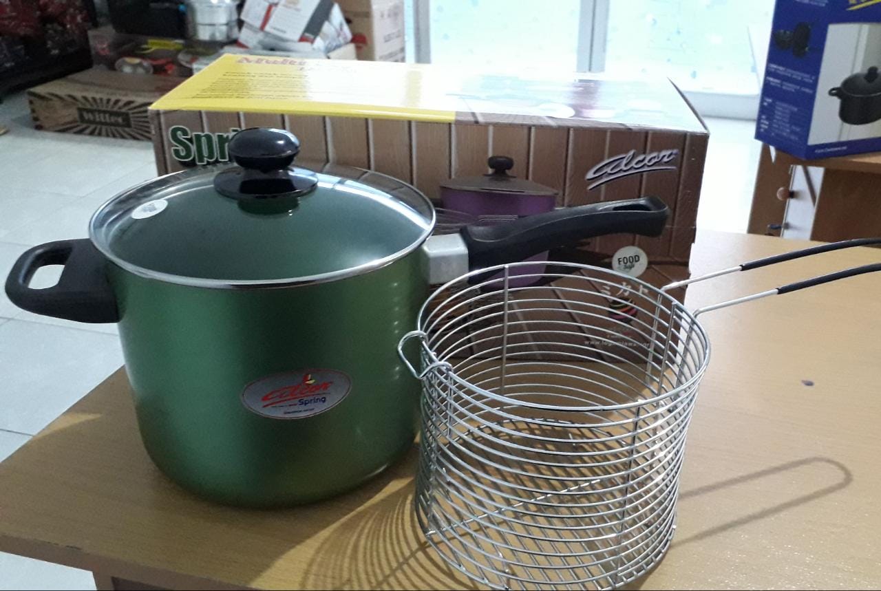 Multi Fryer Maspion / Panci Multi 2in1 / Panci Serbaguna plus tutup kaca.