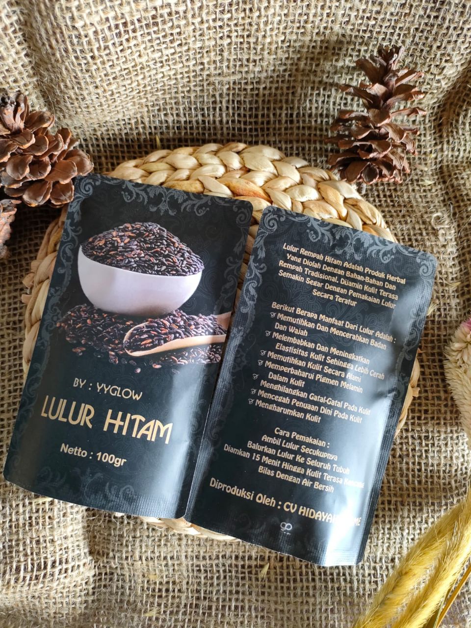 Lulur ketan hitam