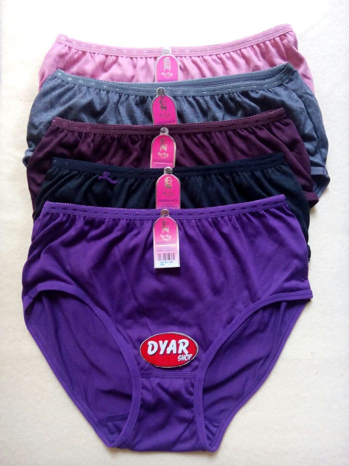 6 pcs CD Wanita GOLDEN NICK 939 Multi Colour size M