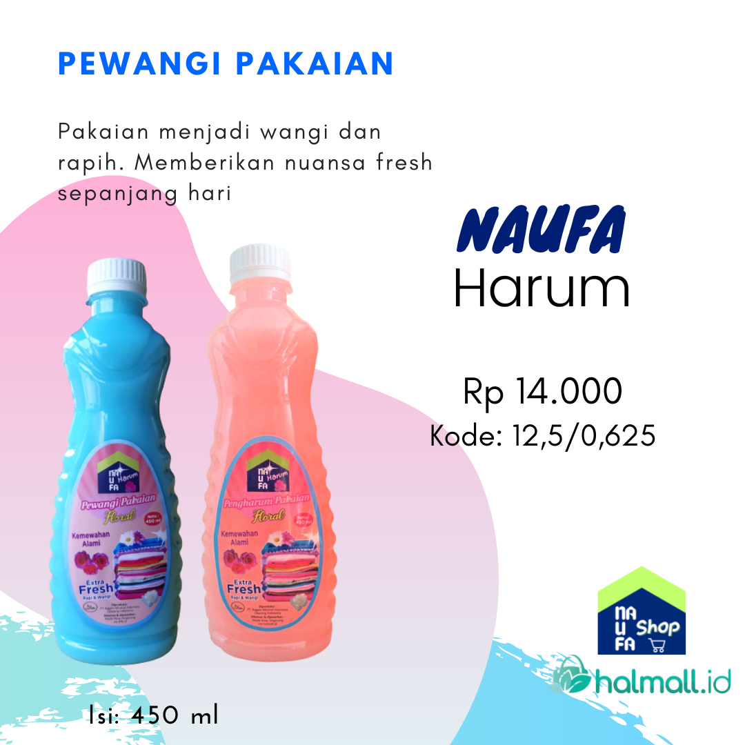 Pewangi Pakaian - Naufa Harum 450ml