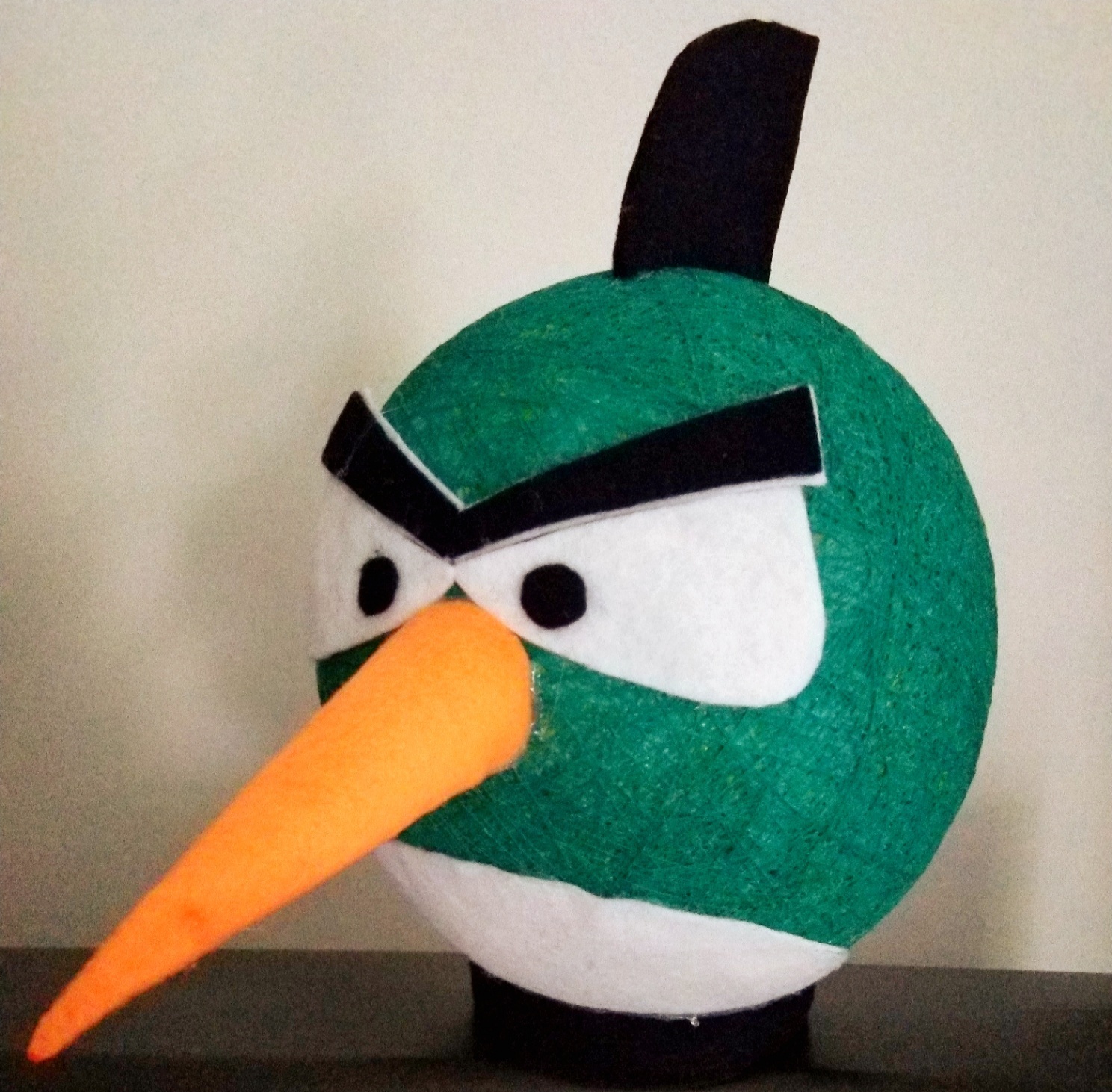 Lampion angry bird hijau