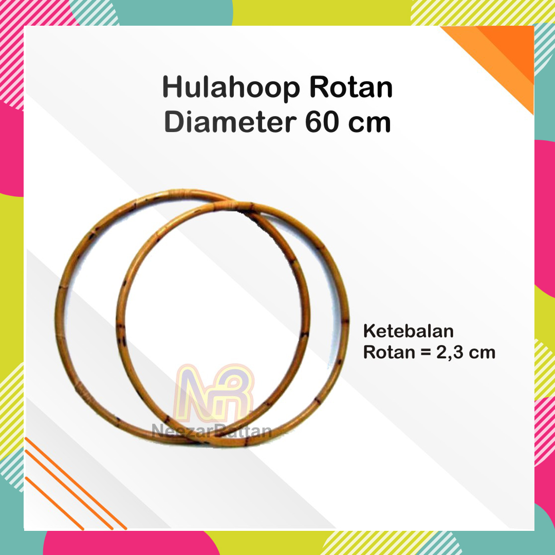 Hula Hoop / hulahoop / hulahop / holahop Rotan 60 cm