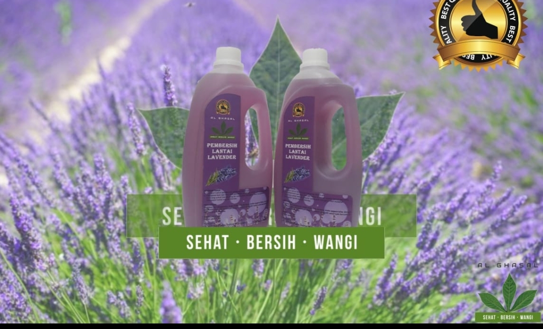 Pembersih lantai lavender 