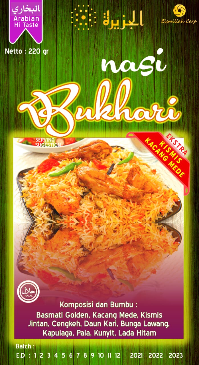 NASI BUKHORI BERAS BASMATI 500 GR