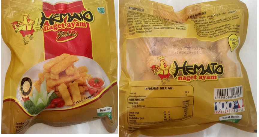 Hemato Nuget Ayam GOLD Stikie 500gr