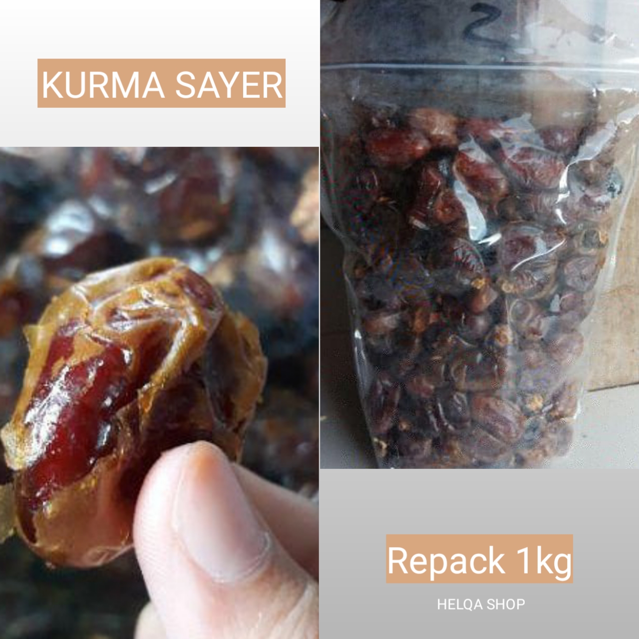 Kurma Sayer Khalas Al Saad 1kg Repack