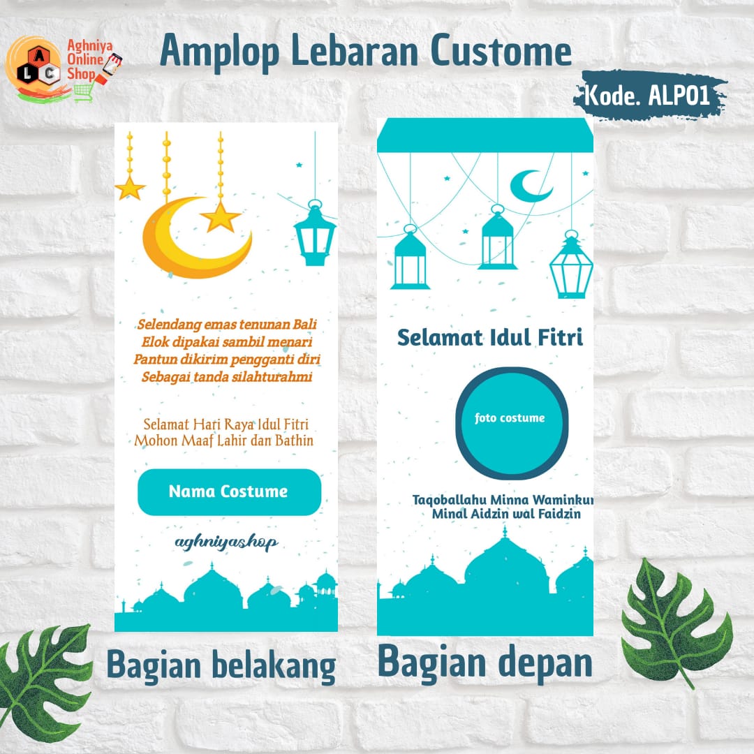 Amplop Lebaran Custom