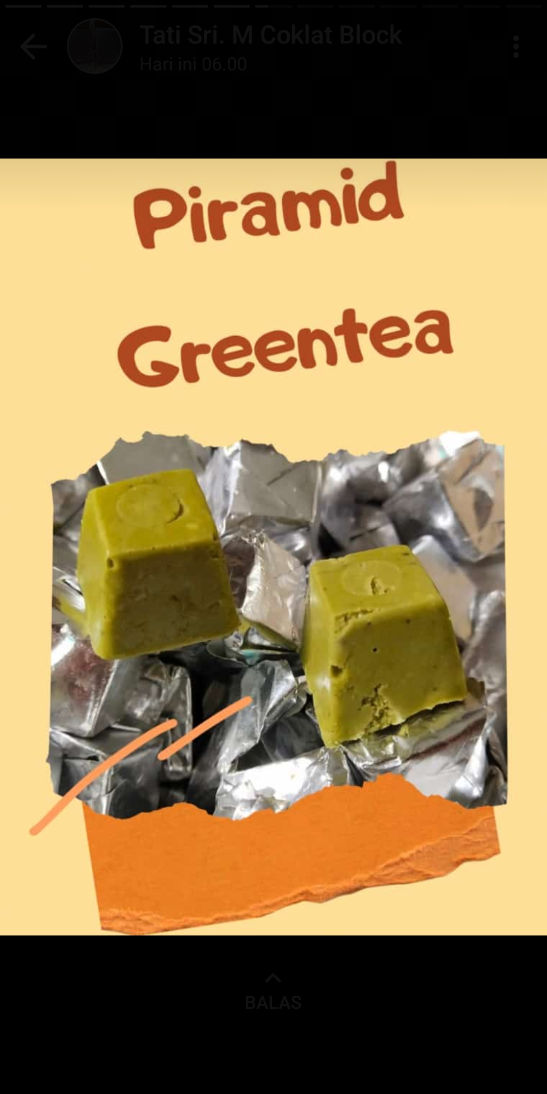 Coklat Piramid Green Tea