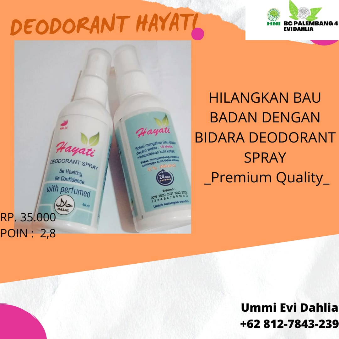 BIDARA DEODORANT SPRAY