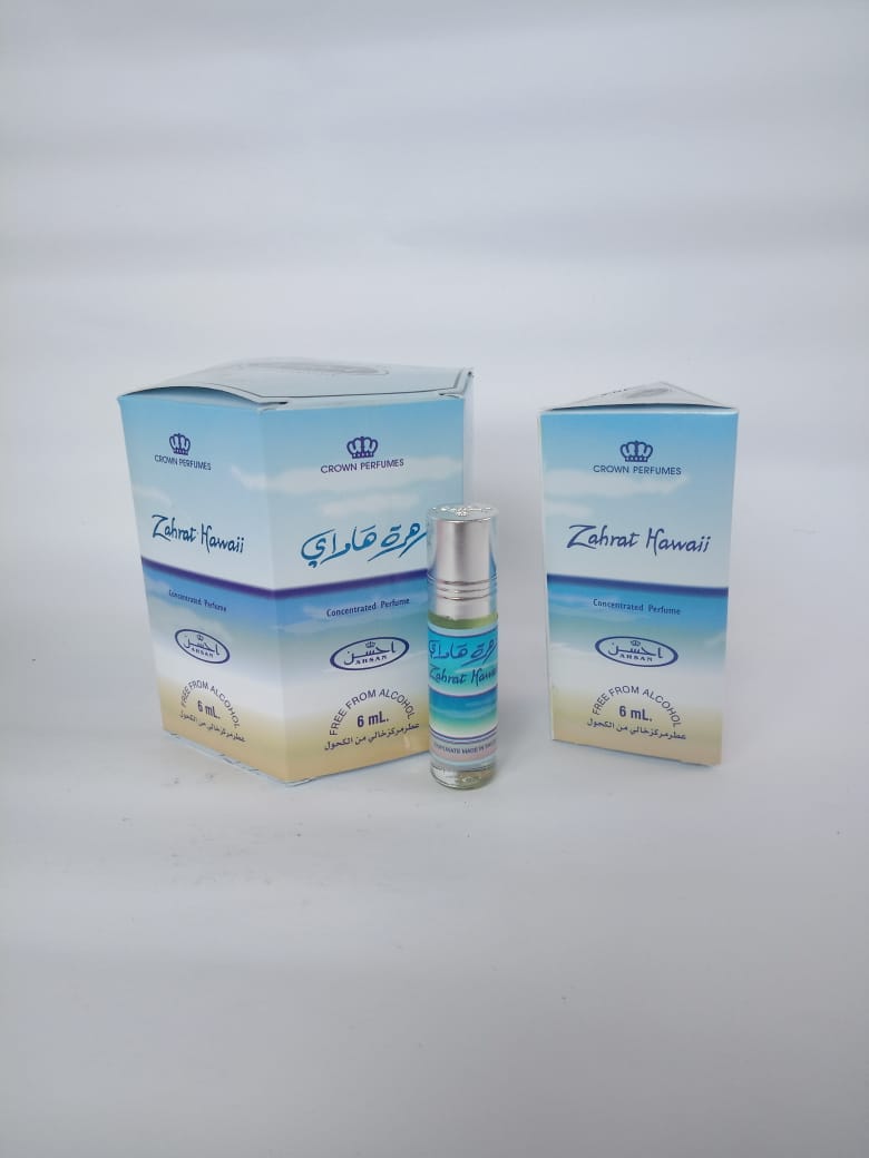Parfum Ahsan Zahrat Hawai 6 ml non alkohol
