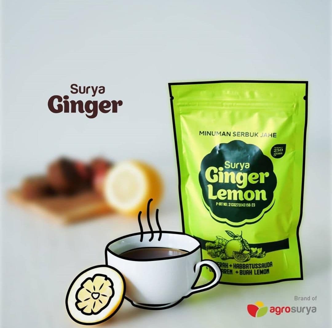 Ginger Lemon (Serbuk Jahe - Lemon)