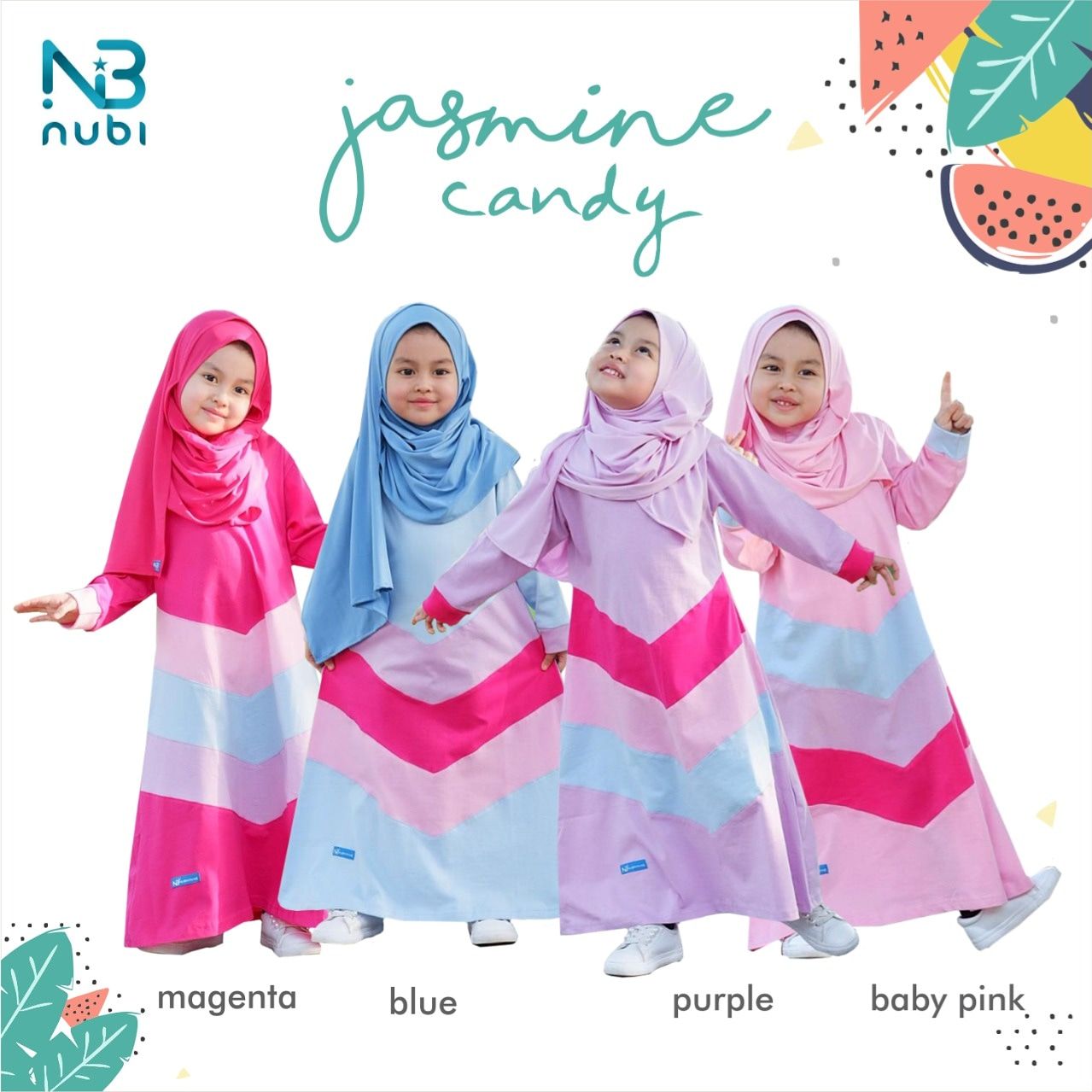 GAMIS KAOS ANAK JASMINE CANDY