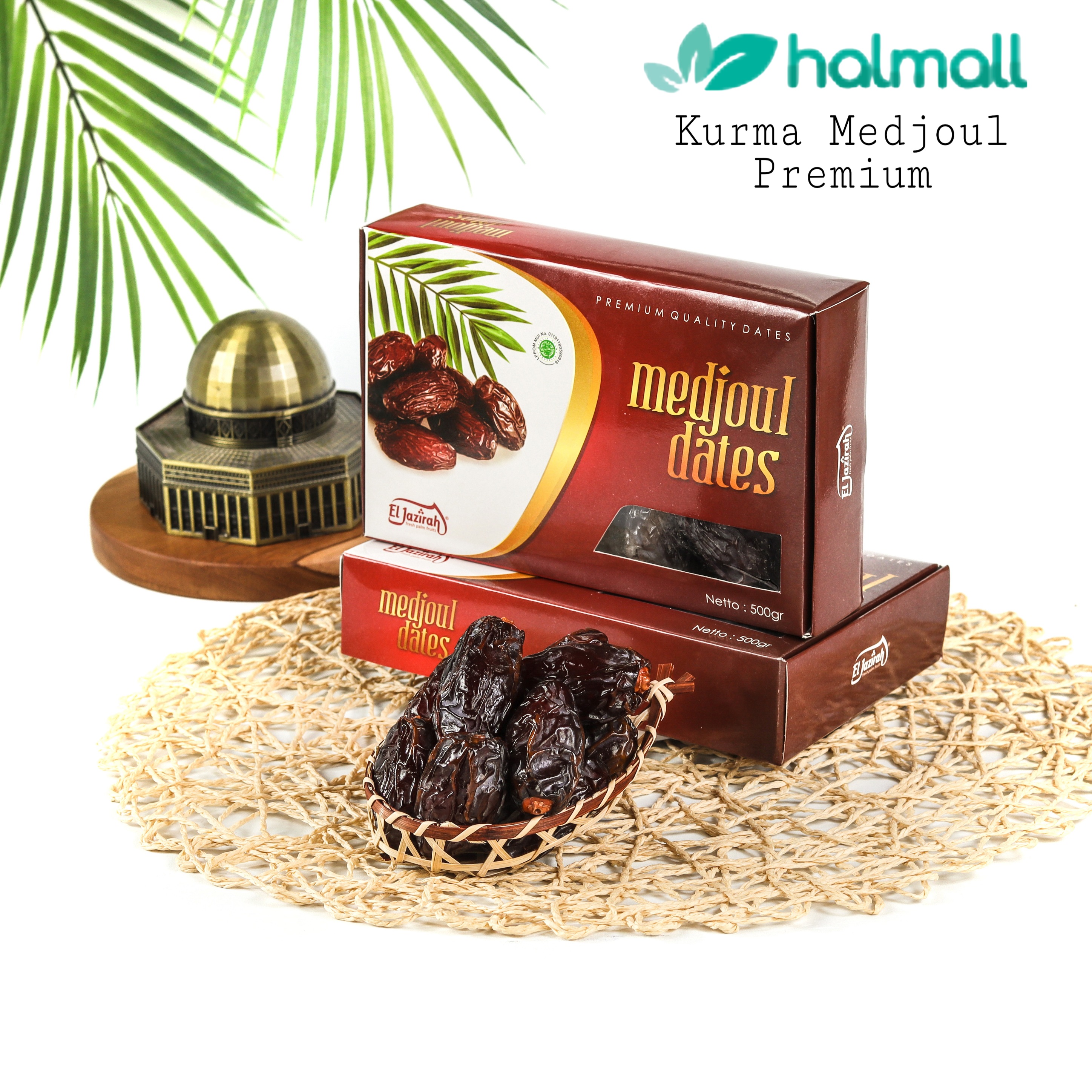 Kurma Medjoul  El Jazirah - Original Kurma Palestina 500gr