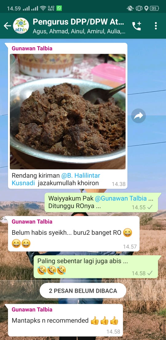 Rendang Kemasan UNI SALLY 300gr