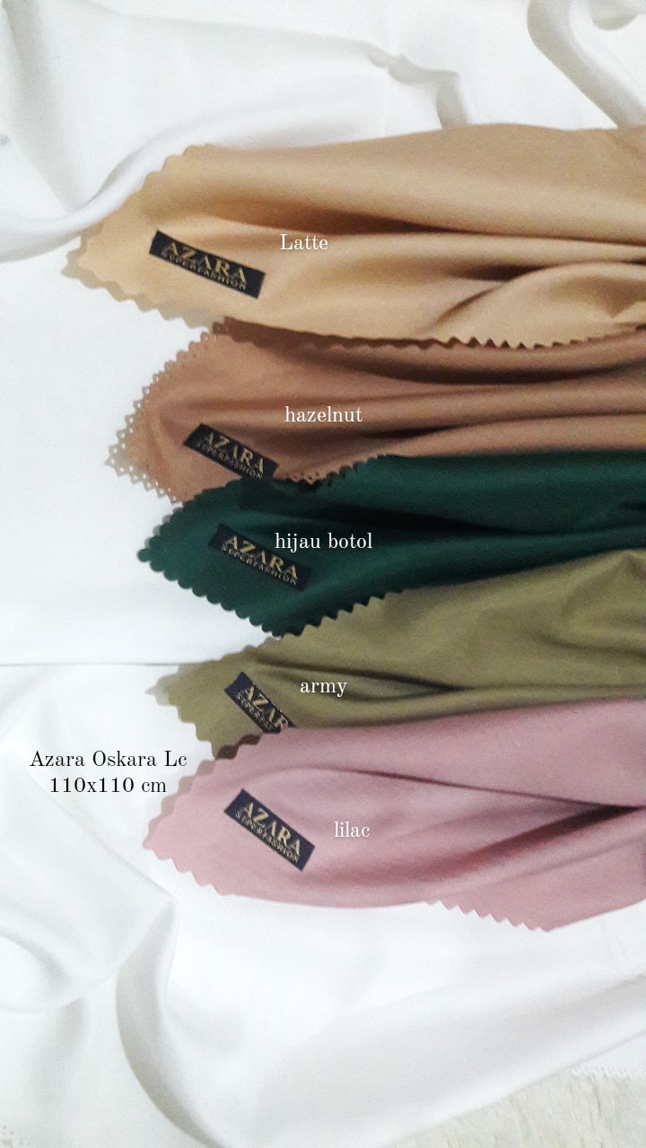 HIJAB SEGIEMPAT VOAL AZARA LASER CUT