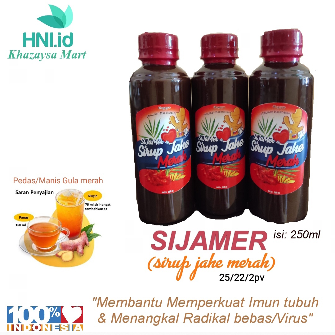 Sirup jahe merah