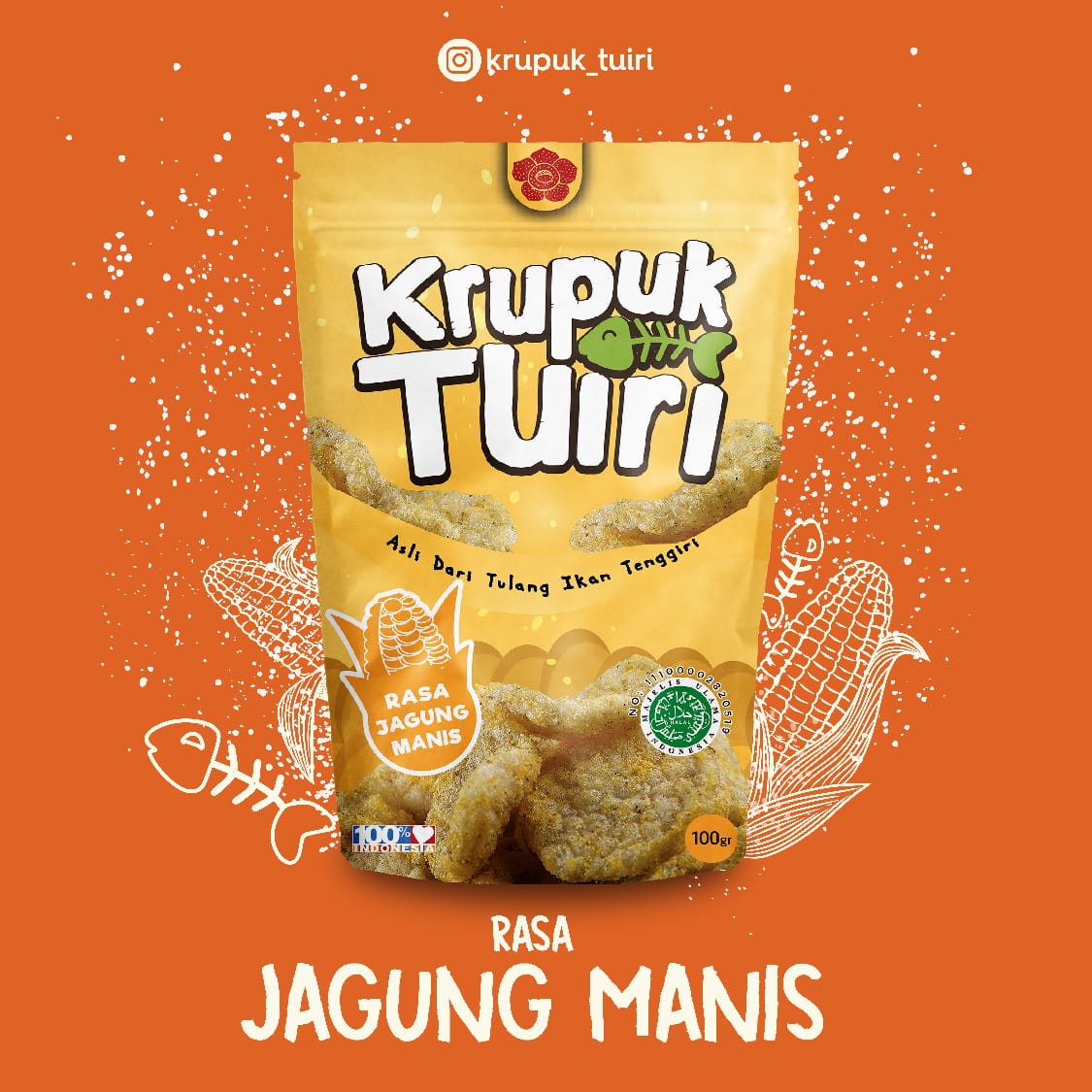 KRUPUK TUIRI JAGUNG MANIS