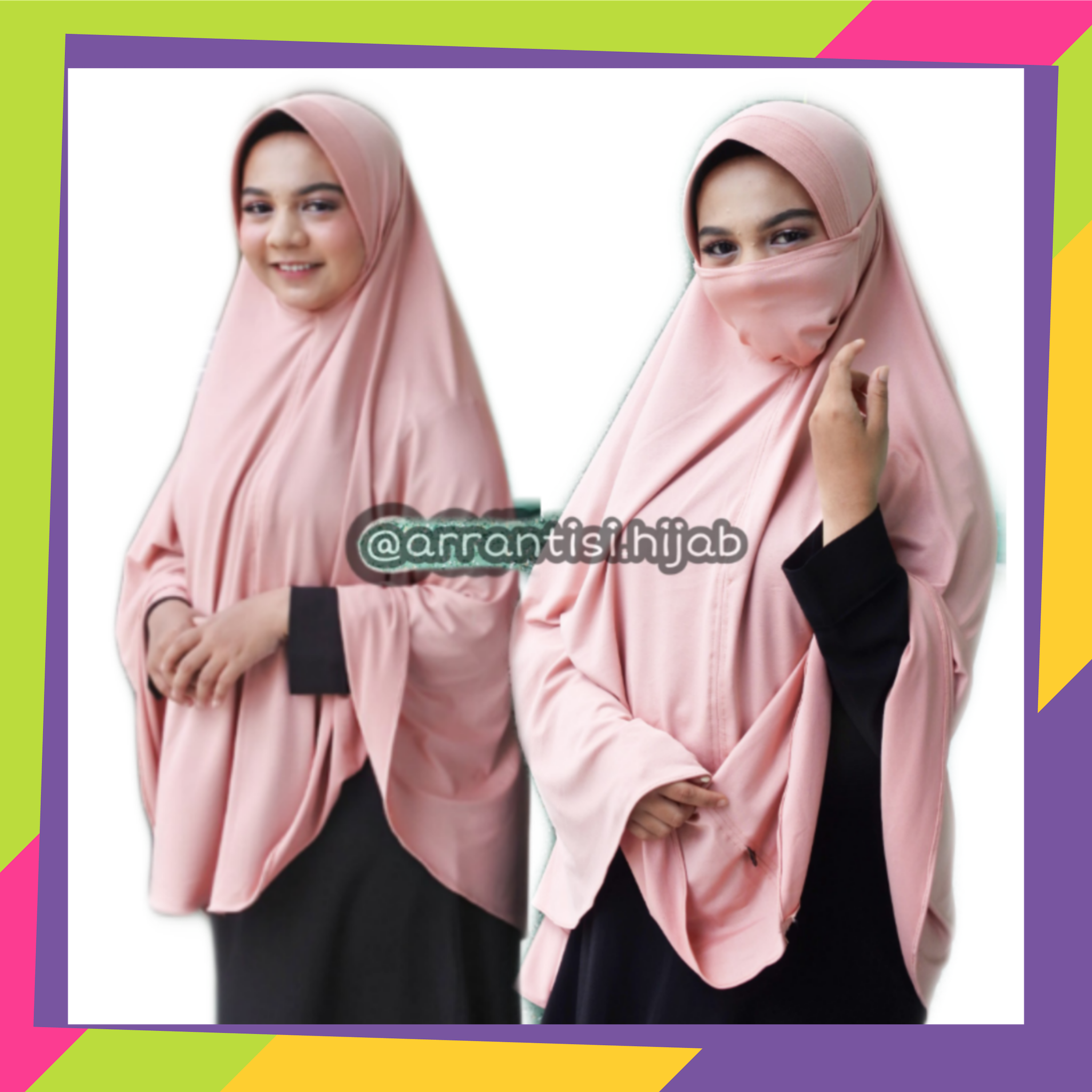 Hijab Masker Tali