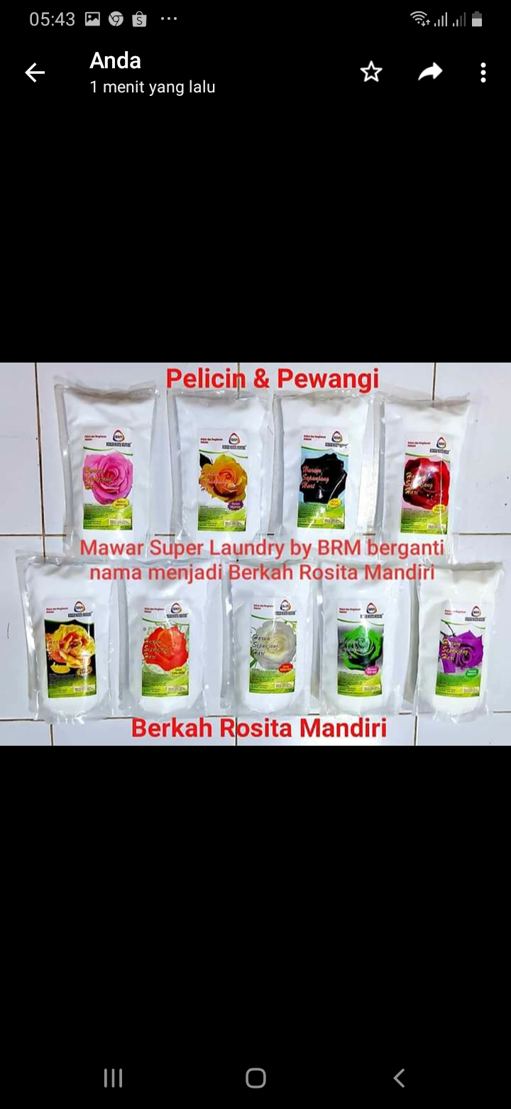 Refill mawar super laundry BRM 