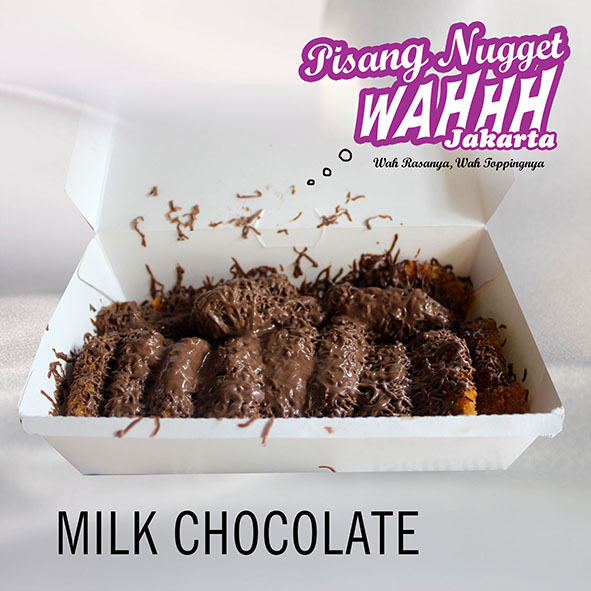 pisang nugget milk coklat