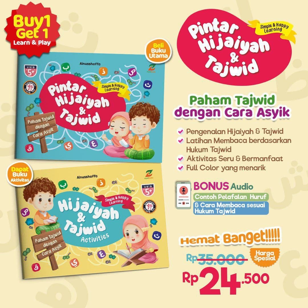 Buku Pintar Hijaiyah dan Tajwid