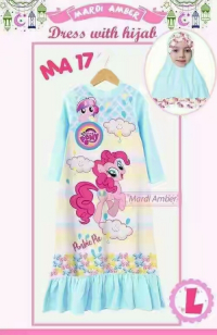  GAMIS KAOS IMPORT  KARAKTER LITTLE PONY BABYBLUE HNI id