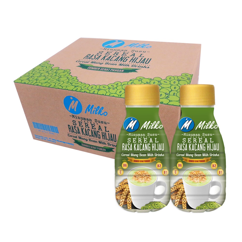 Milko Minuman Susu Dengan Sereal 1dus 20botol