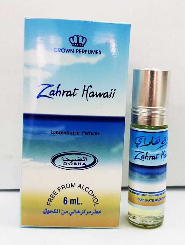 Parfume Non Alkohol Zahrat Hawai 6 ml 
