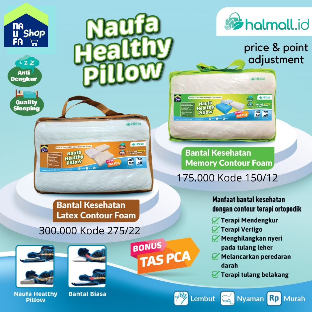Bantal Kesehatan Memory Foam - Naufa Healthy Pillow