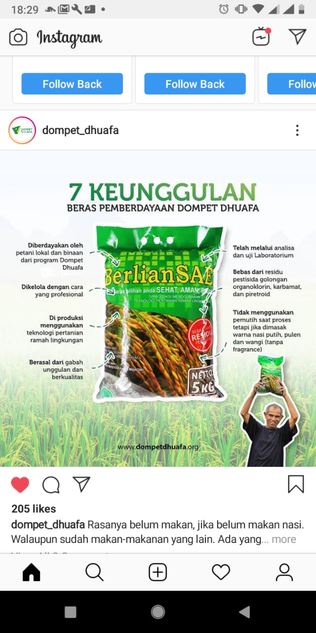 Beras Premium Berlian SAE