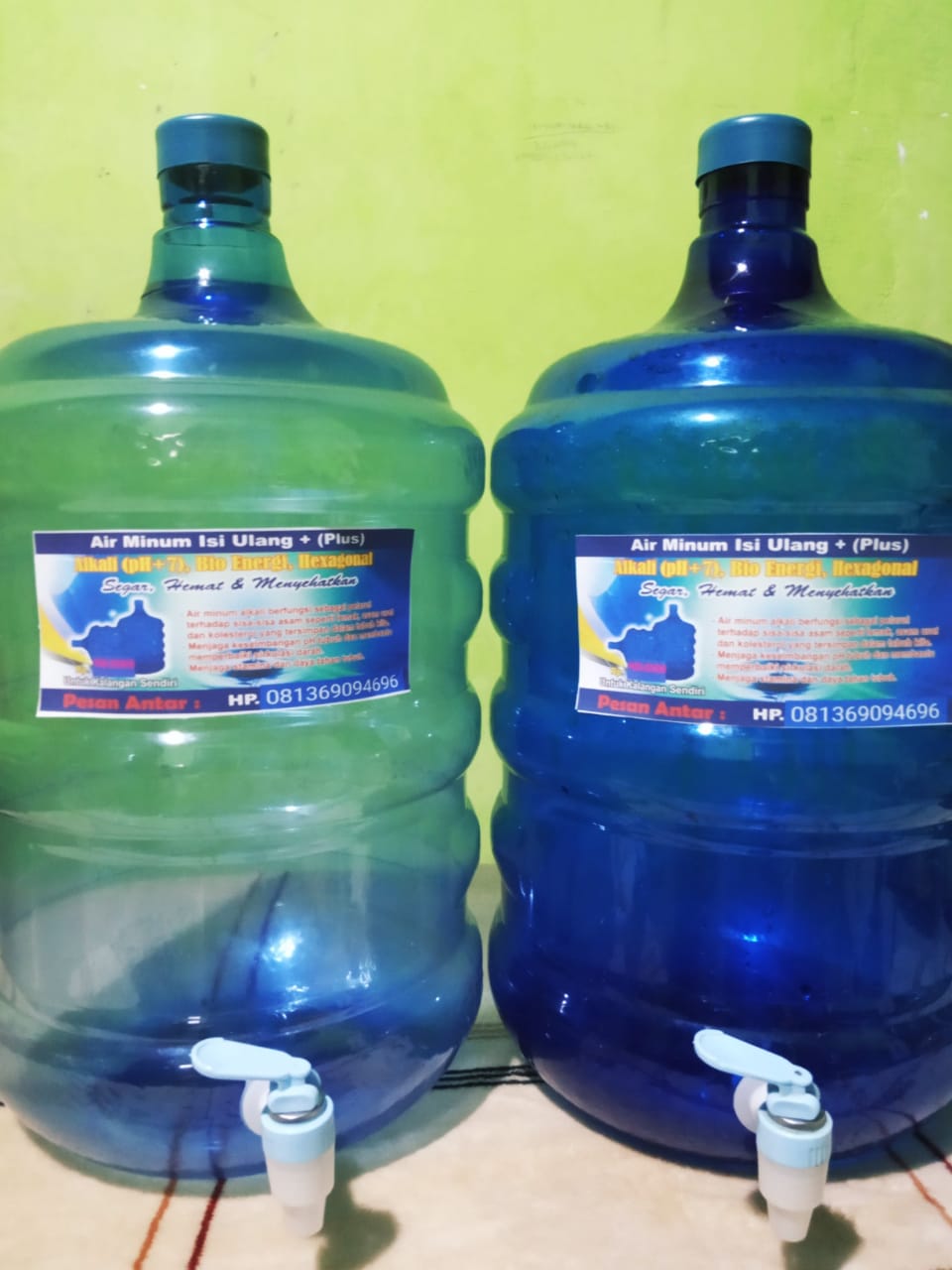 Air minum isi ulang bio energi