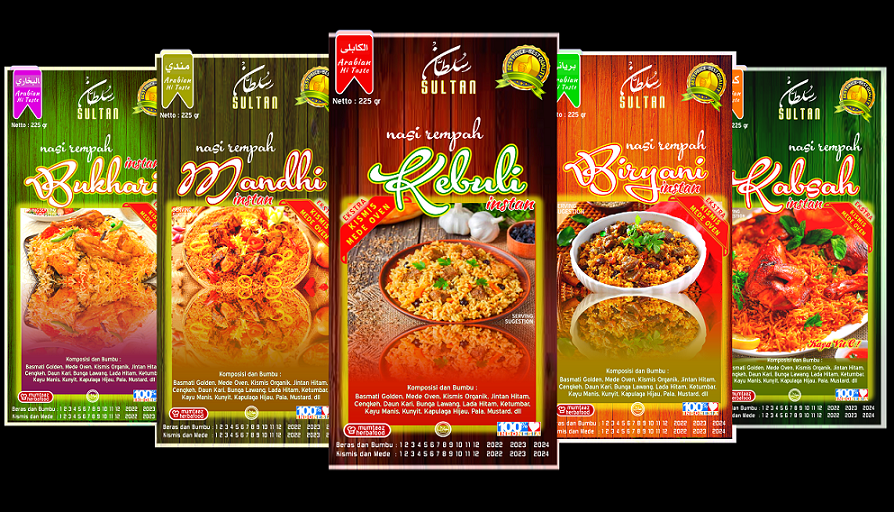 Nasi Rempah Instan 3 Porsi Kebuli Biryani Mandhi Kabsah Bukhori