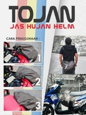 Jas Hujan + Jas Sepatu & Jas Helm Tojan