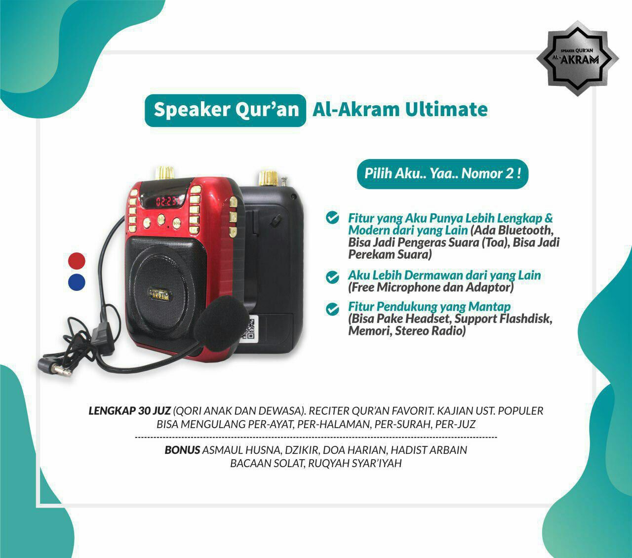 SPEAKER QURAN AL AKRAM ULTIMATE