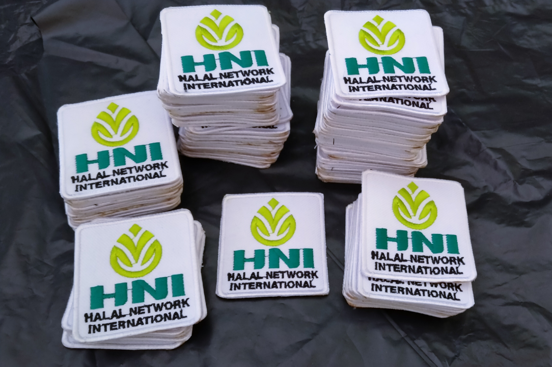 STIKER KAIN BORDIR LOGO HNI 'NEW' Persegi 