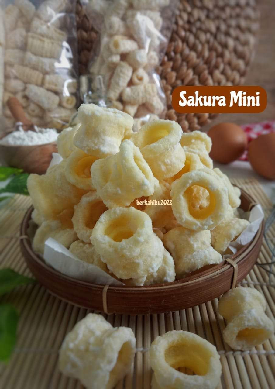 Kue sakura mini,kue saik